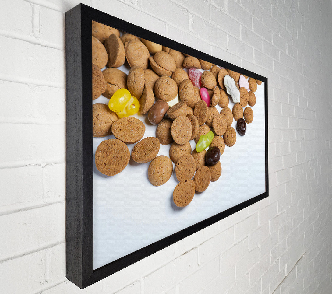  A Canvas Print of Brown Gingerbread Dreams Canvas Print
