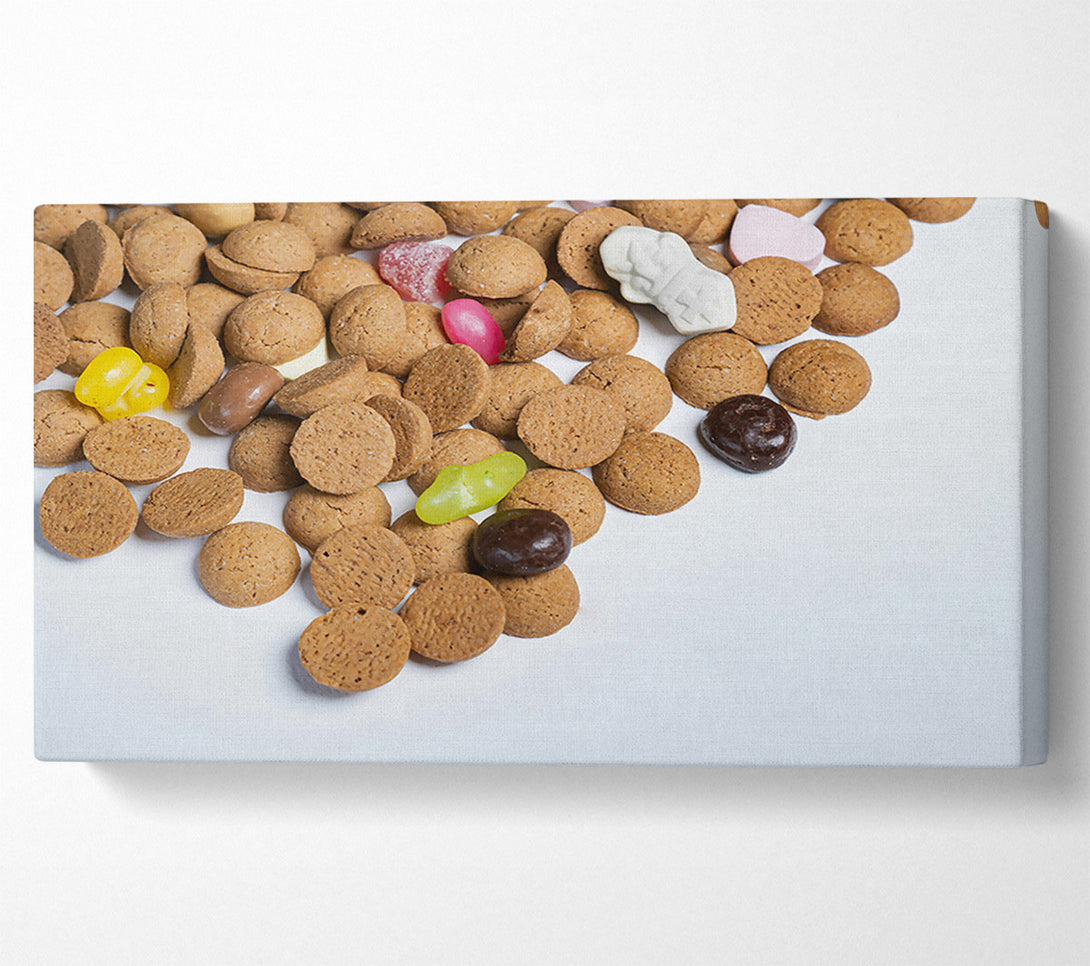 A Canvas Print of Brown Gingerbread Dreams Canvas Print