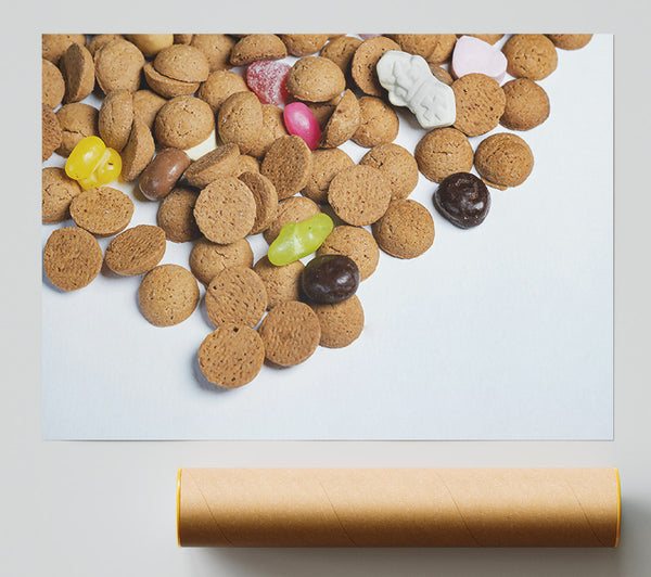 Brown Gingerbread Dreams Poster