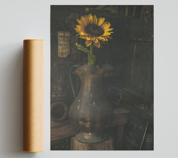 Golden Sun In A Jar Poster