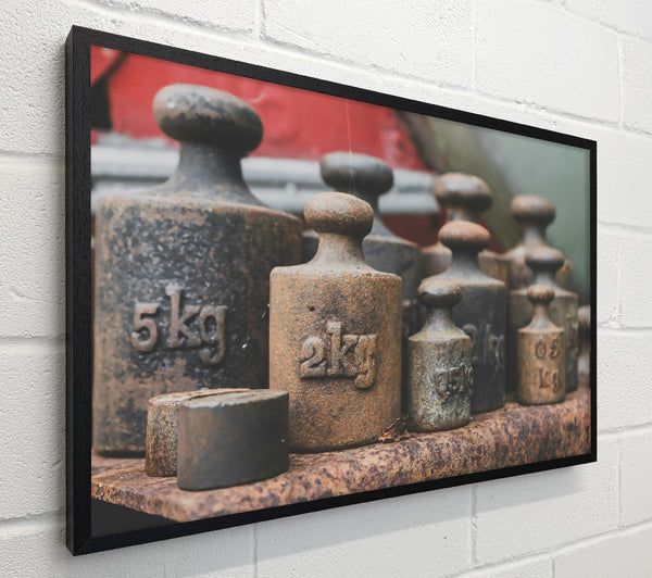 Rusty Iron Weights
