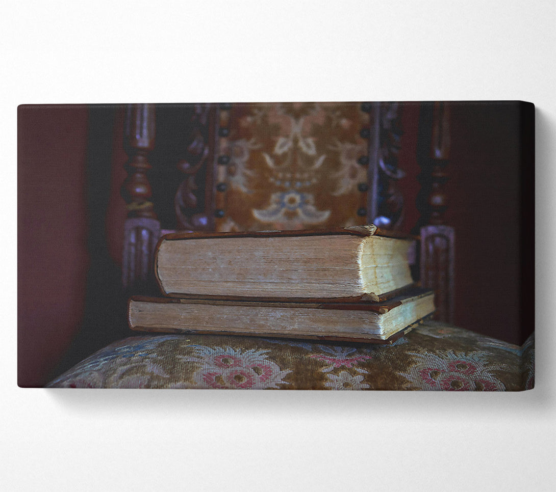  A Canvas Print of The Dusty Brown Tome Canvas Print