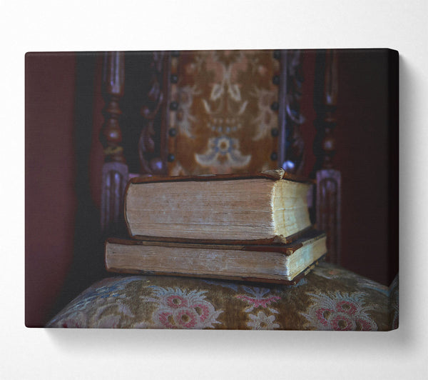  A Canvas Print of The Dusty Brown Tome Canvas Print