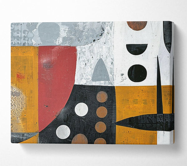  A Canvas Print of Shapes And Tears Canvas Print