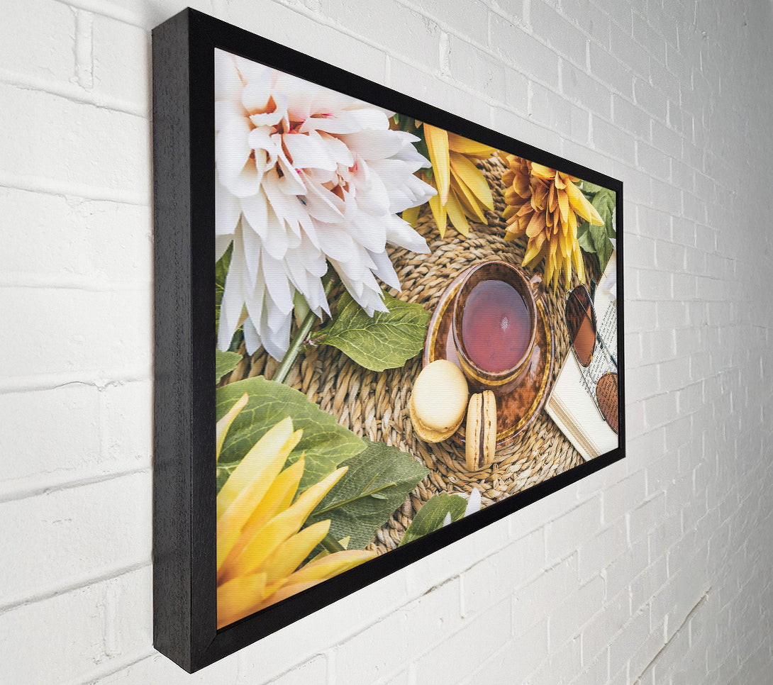 A Canvas Print of Brown Tea And Sunshades Canvas Art