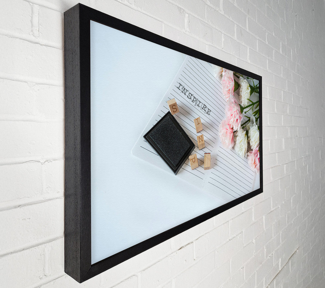  A Canvas Print of Pink Ink Inspiration Canvas Print