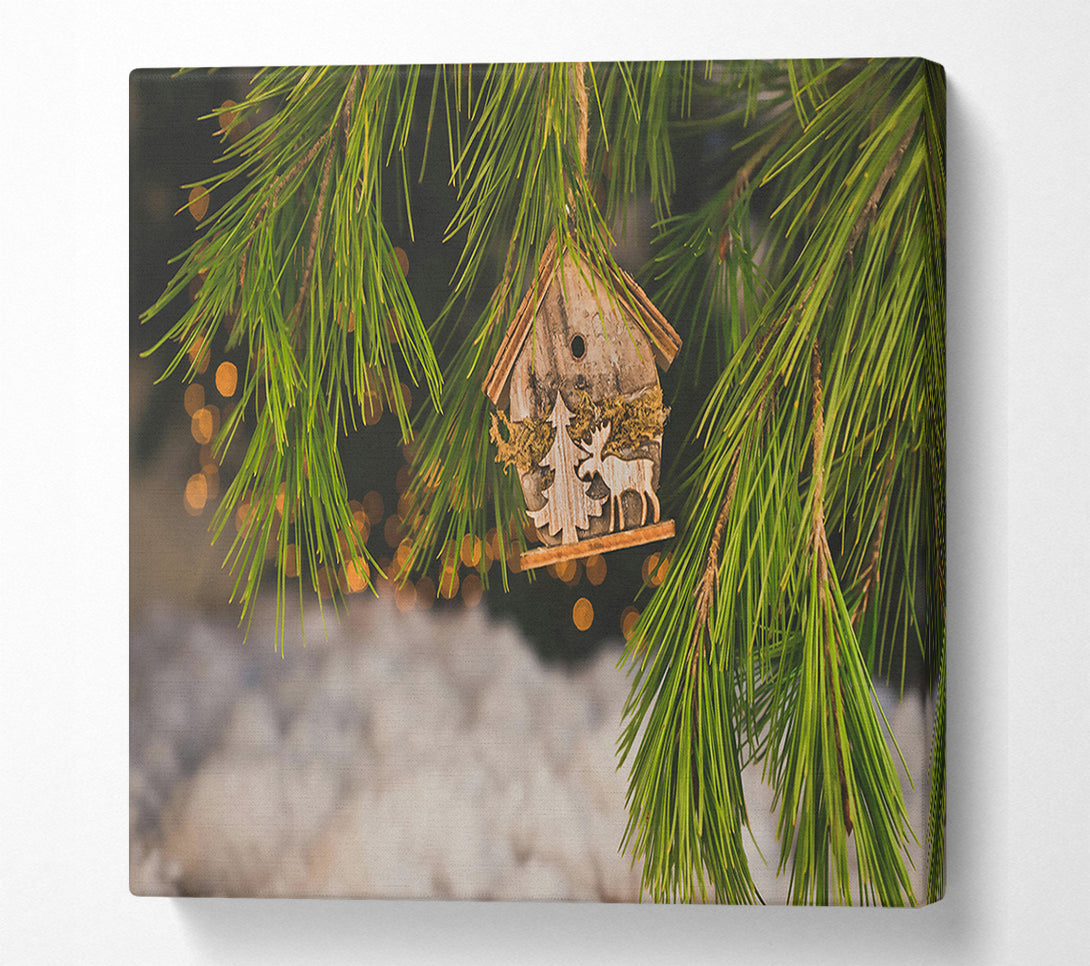  A Canvas Print of Green Pine Haven Canvas Art