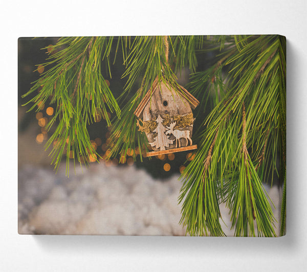  A Canvas Print of Green Pine Haven Canvas Art