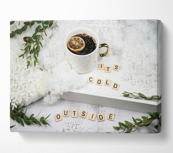  A Canvas Print of White Winter Warmth Canvas Art