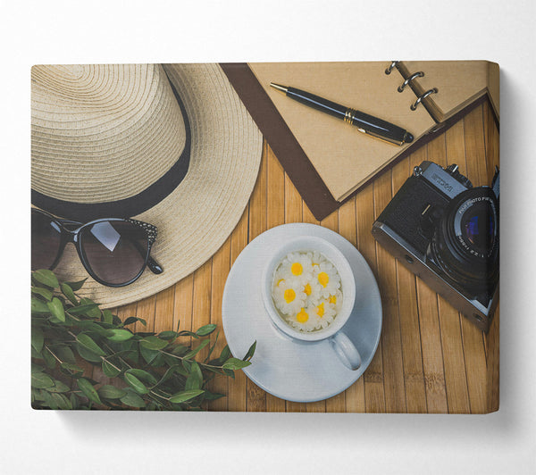  A Canvas Print of White Tea And Memories Canvas Art
