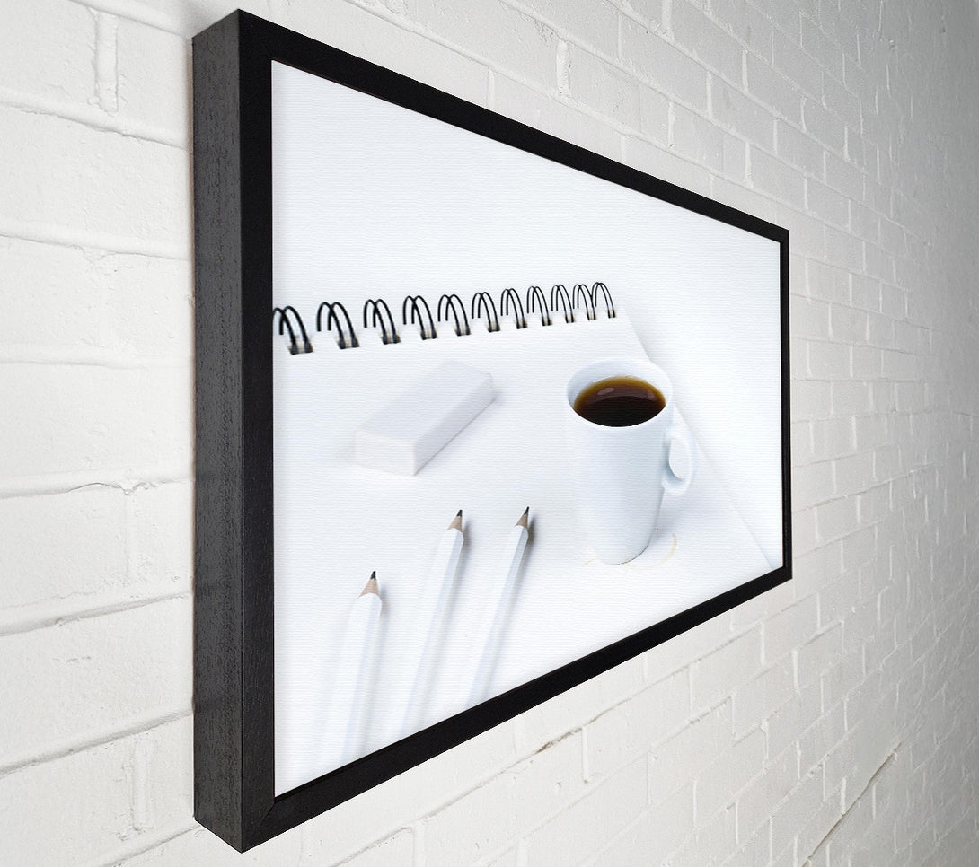  A Canvas Print of Brown Coffee Stain Canvas Print