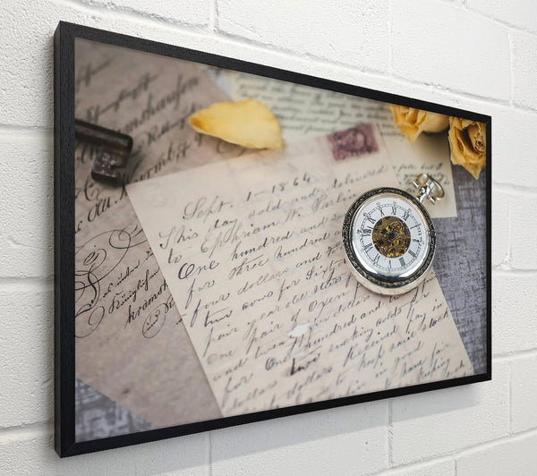 Silver Time And Letters