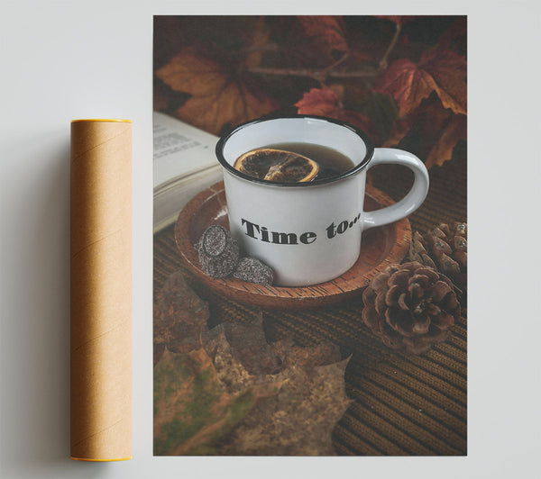 Brown Time To Relax Print