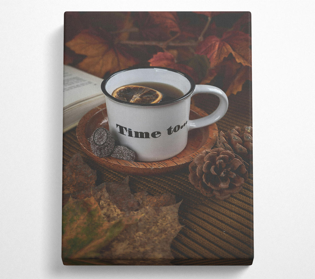  A Canvas Print of Brown Time To Relax Canvas Art