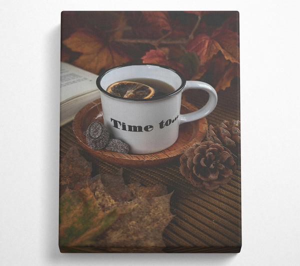  A Canvas Print of Brown Time To Relax Canvas Art