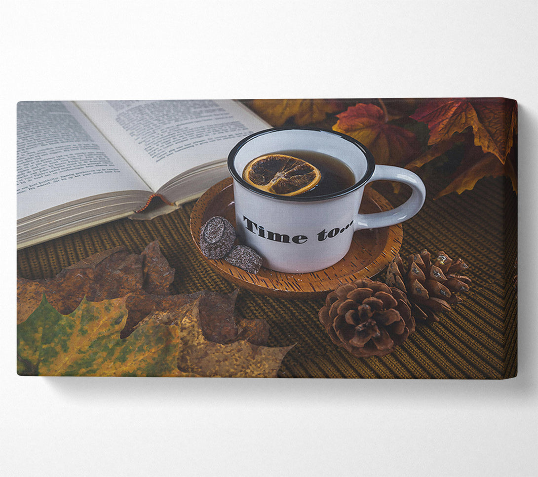  A Canvas Print of Brown Cozy Time Canvas Print