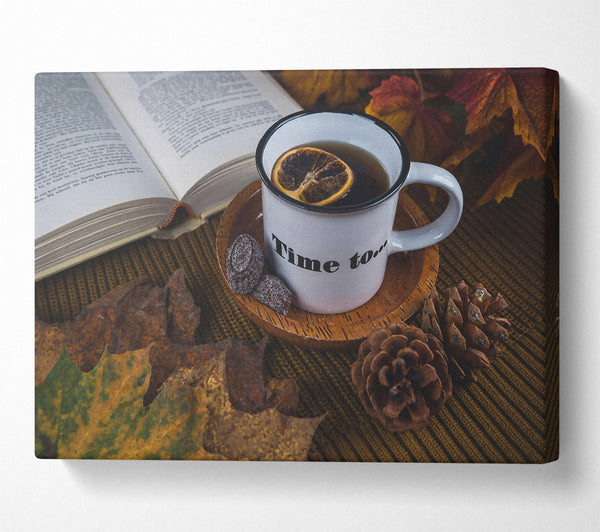  A Canvas Print of Brown Cozy Time Canvas Print