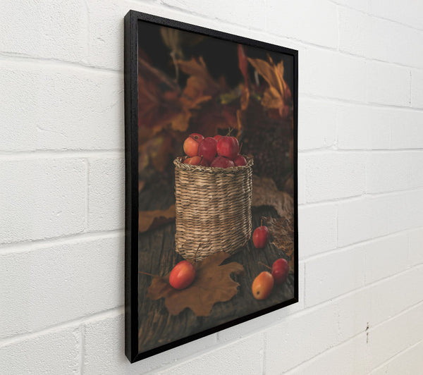 Red Apples In A Basket