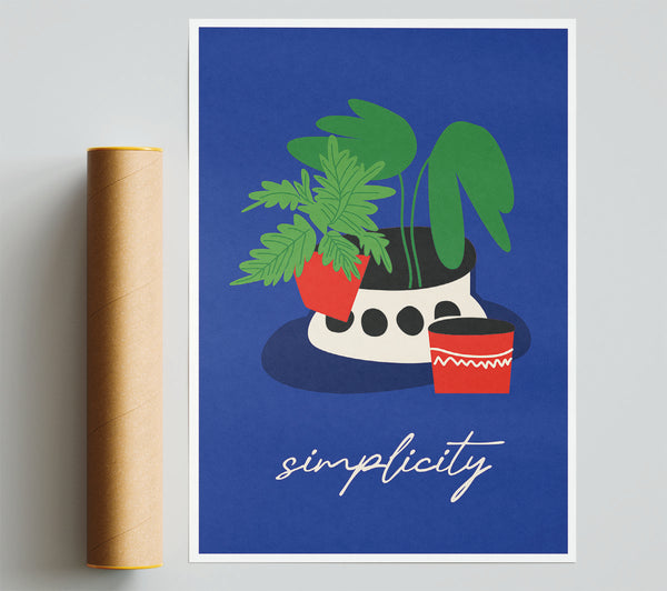 Simplicity Bohemian Plant Pot Print