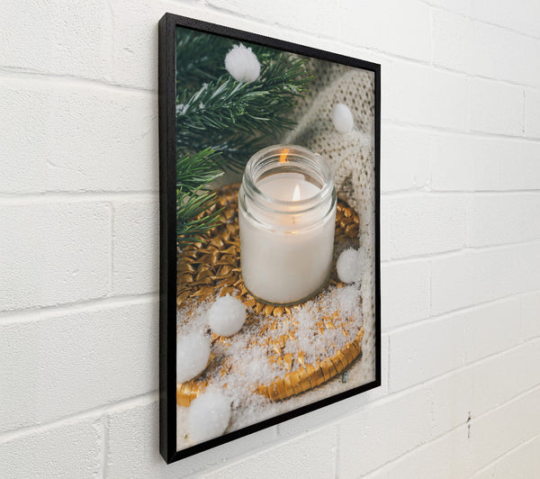White Candle Glow