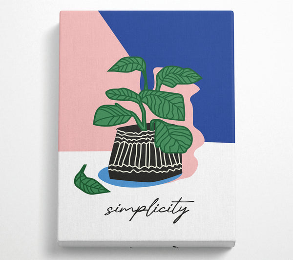  A Canvas Print of Simplicity Canvas Wall Art
