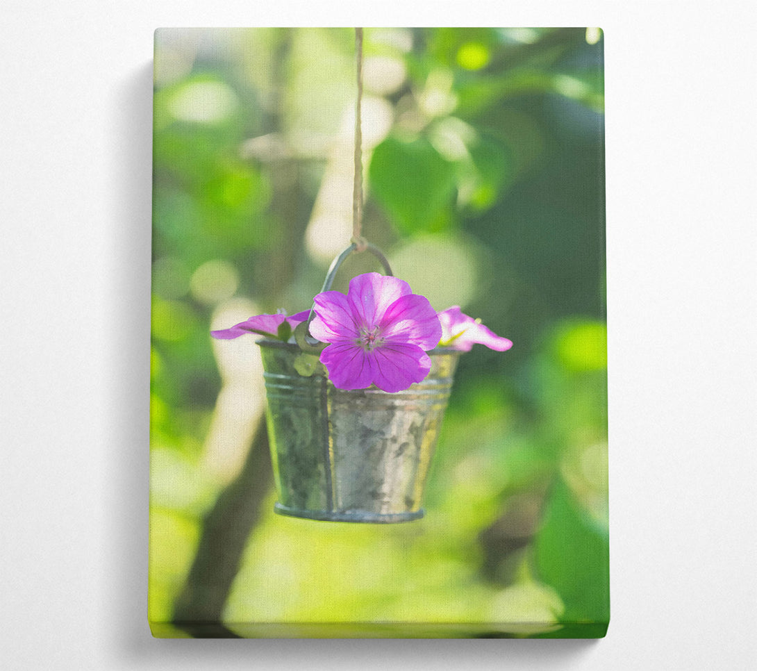  A Canvas Print of Pink Flower Bloom Canvas Art
