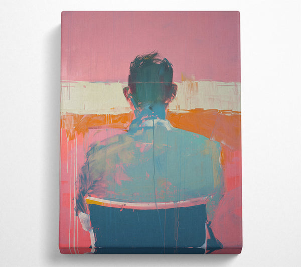  A Canvas Print of Sitting On The Chair Canvas Print