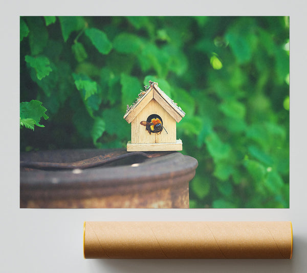Green Bumble Home Print