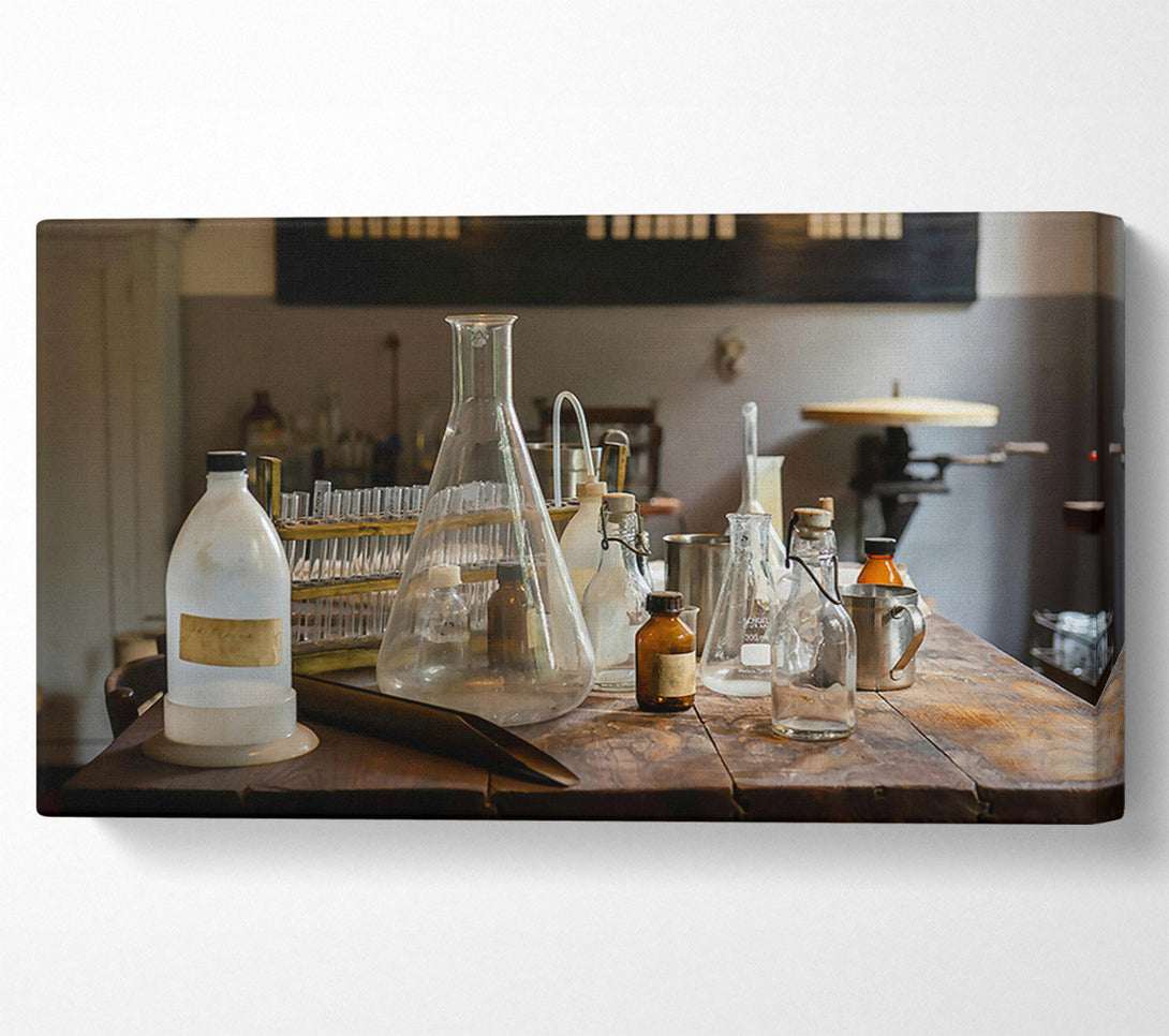  A Canvas Print of Brown Glass Alchemy Canvas Wall Art