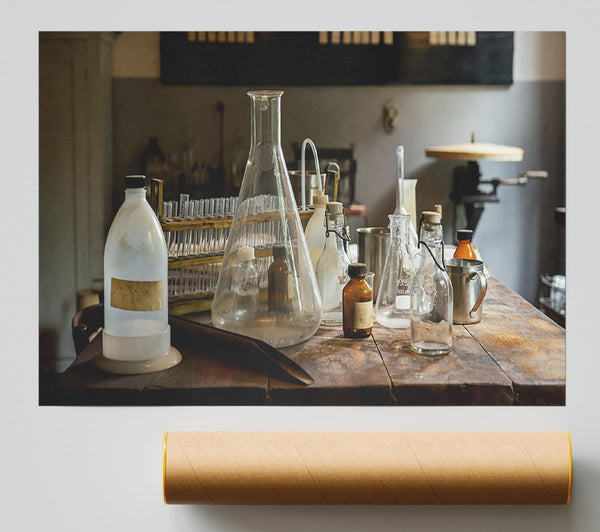 Brown Glass Alchemy Poster