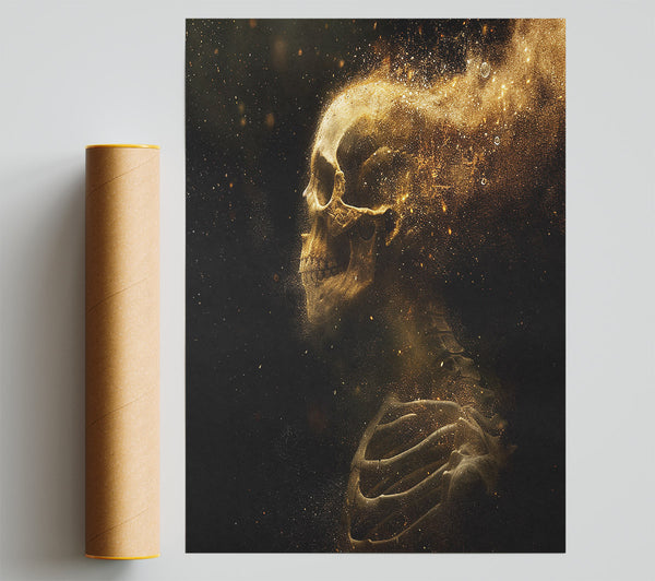 Skeleton Dust Giclee Print