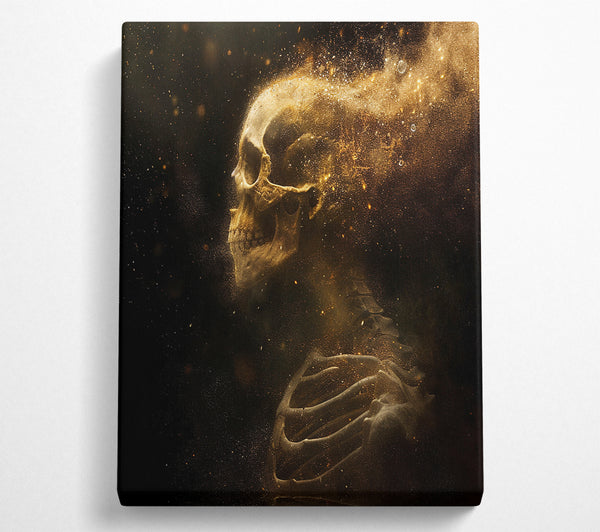  A Canvas Print of Skeleton Dust Canvas Art