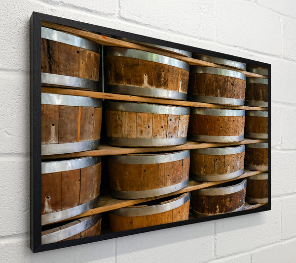Brown Wooden Barrels
