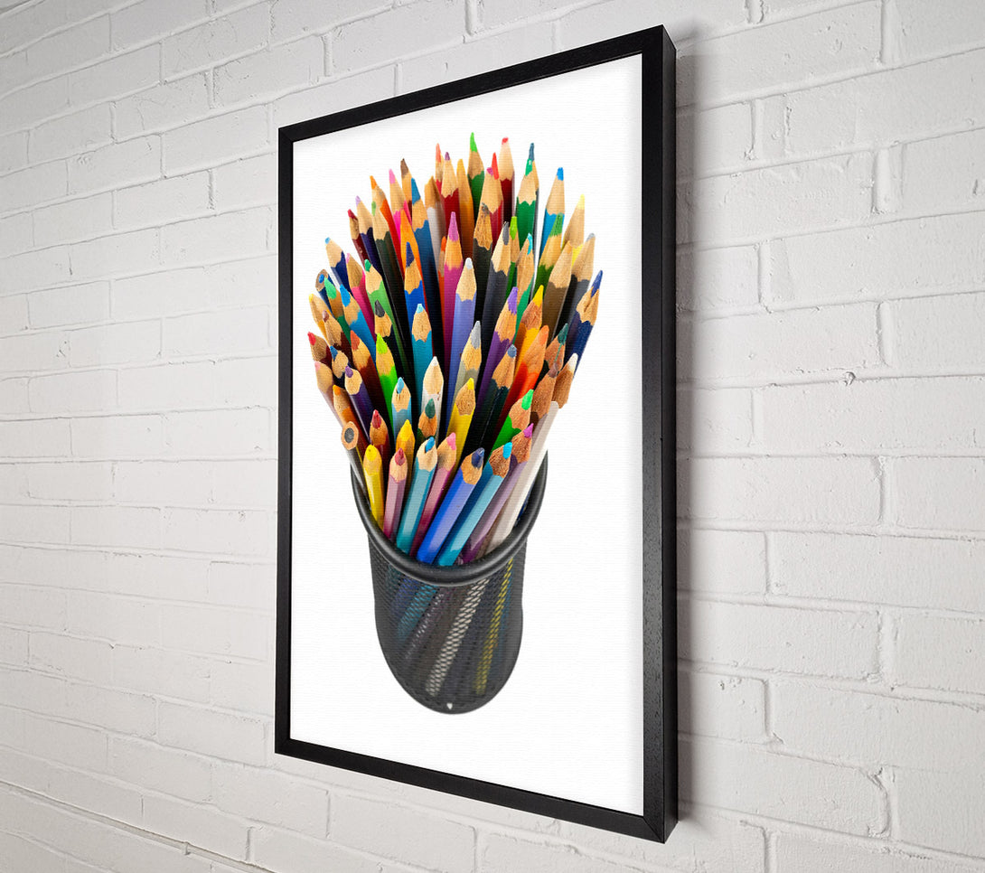  A Canvas Print of Blue Crayon Dreams Canvas Art