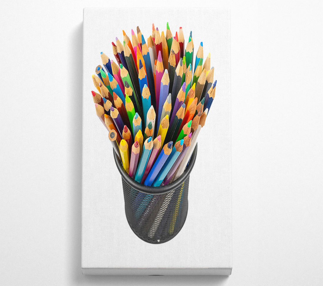  A Canvas Print of Blue Crayon Dreams Canvas Art