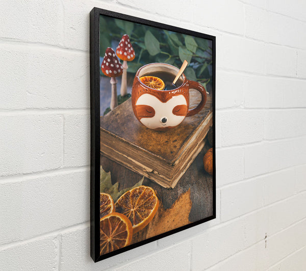 Brown Sloth Tea Time