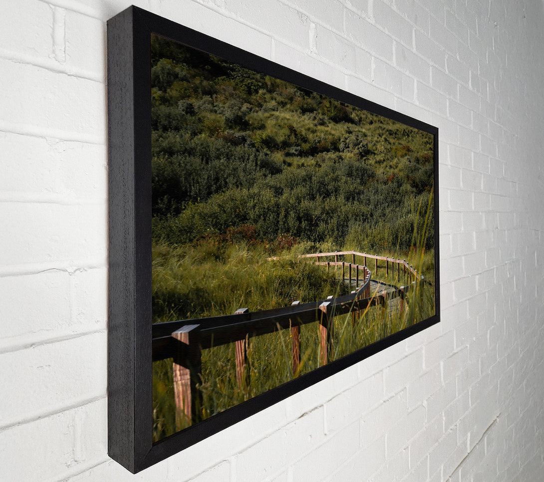  A Canvas Print of Green Path To The Woods Canvas Art
