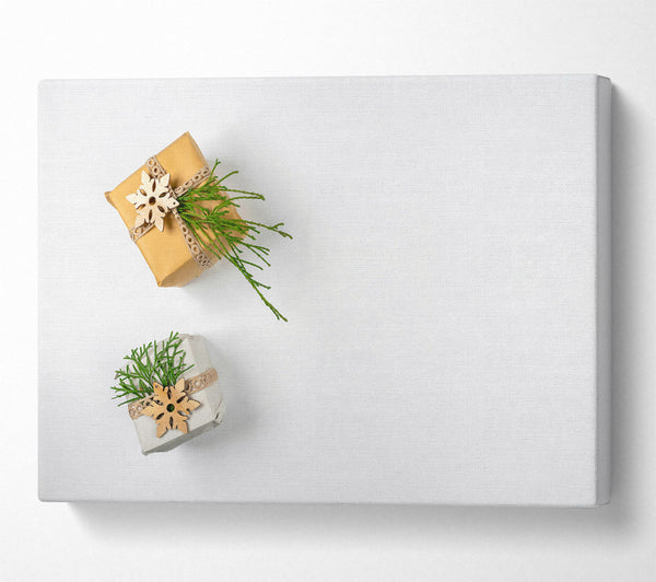  A Canvas Print of Golden Gifts And Greenery Canvas Wall Art