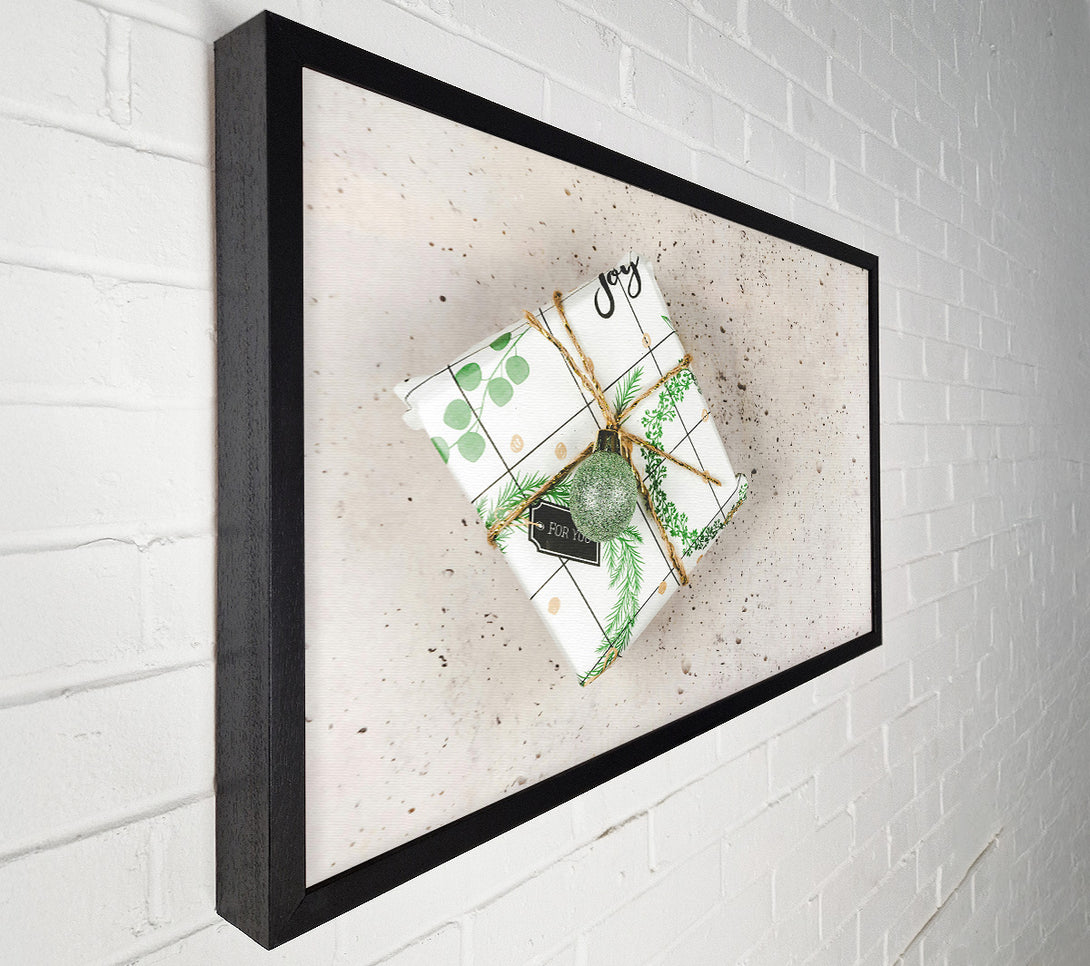  A Canvas Print of Wrapped In Green Joy Canvas Art