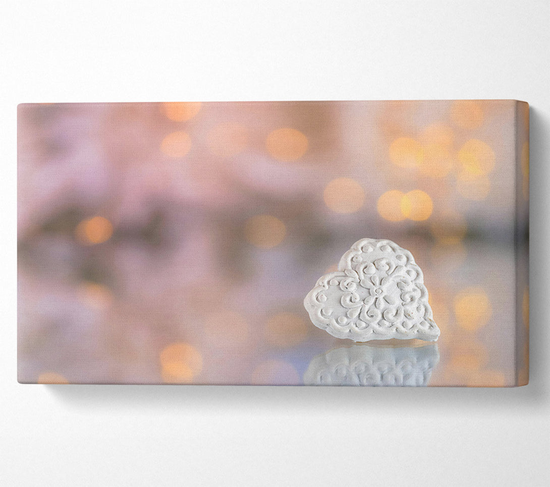  A Canvas Print of Golden White Love Canvas Art