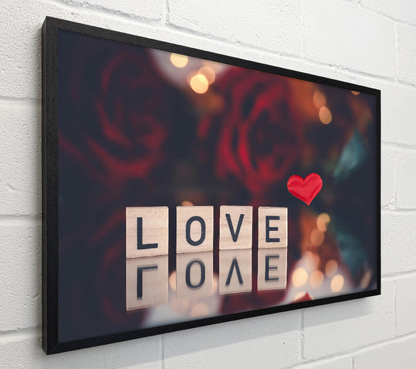 Red Love Reflection