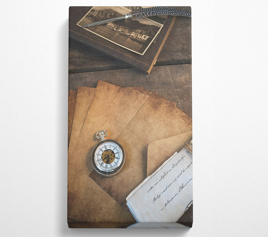  A Canvas Print of Golden Time'S Whisper Canvas Print