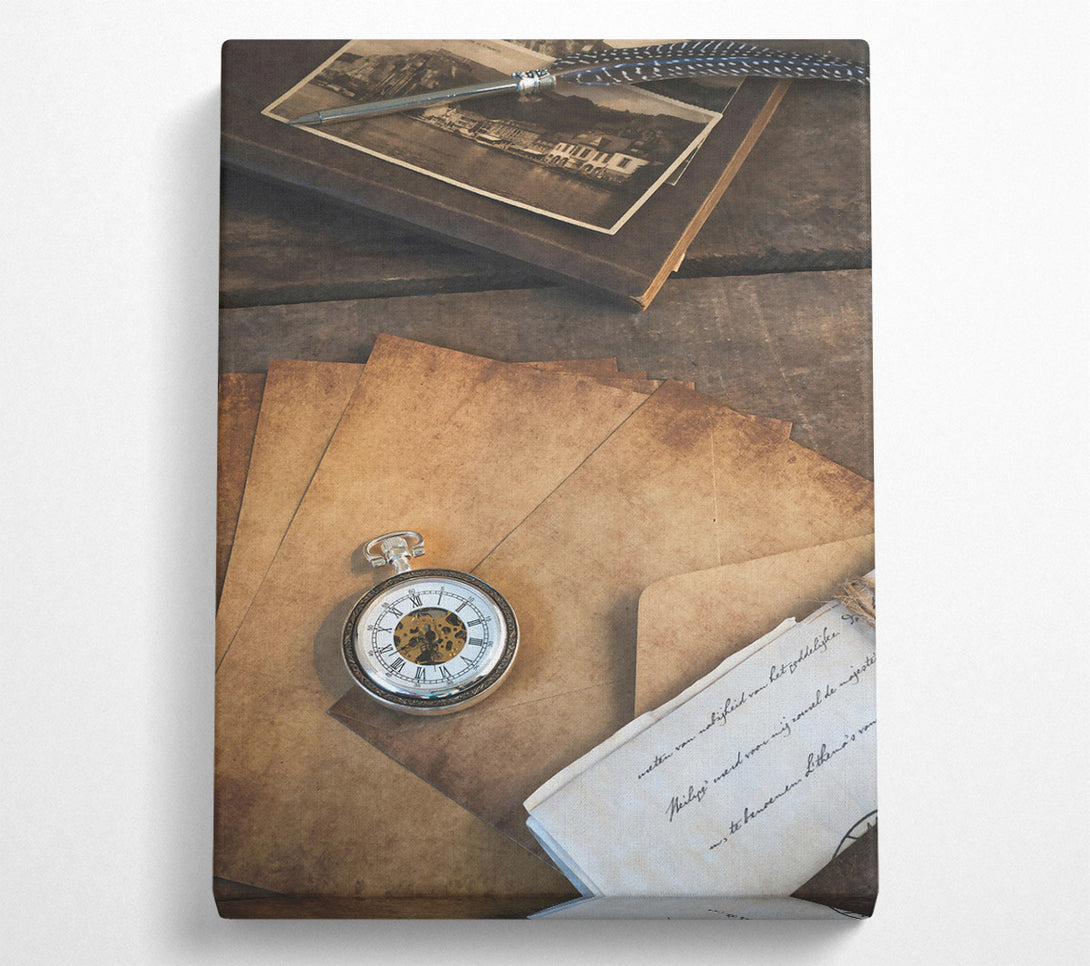  A Canvas Print of Golden Time'S Whisper Canvas Print