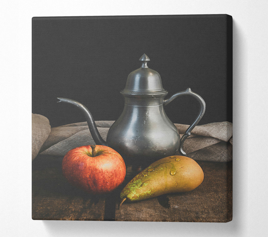  A Canvas Print of Silver Still Life Canvas Wall Art