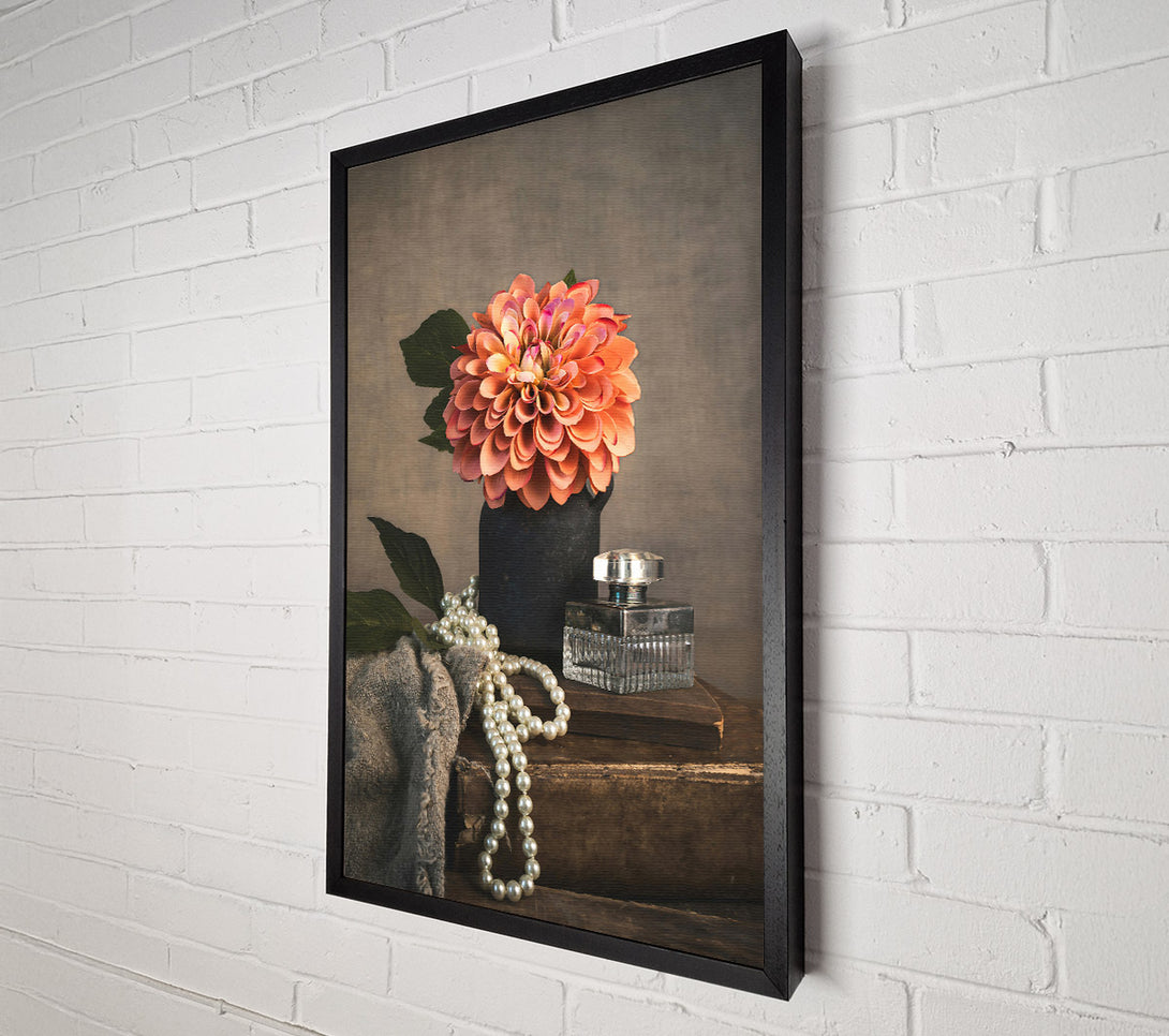  A Canvas Print of Peach Bloom Still Life Canvas Art