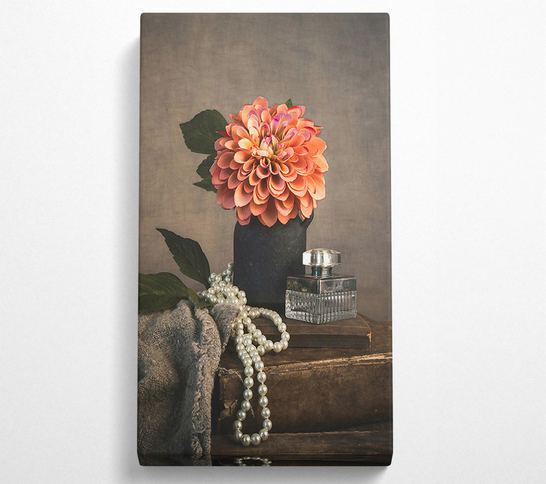 A Canvas Print of Peach Bloom Still Life Canvas Art