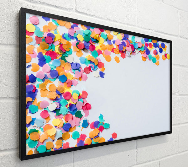 Orange Confetti Burst
