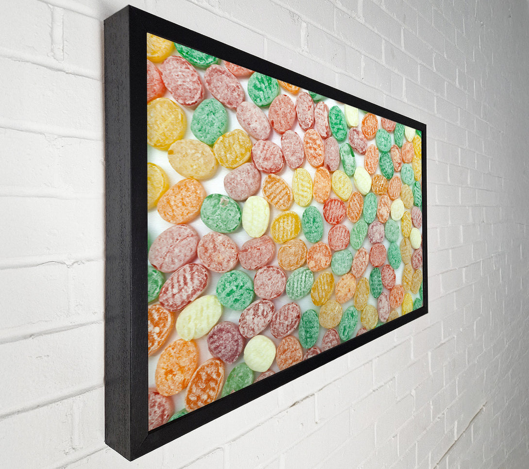  A Canvas Print of Green Candy Dreams Canvas Print