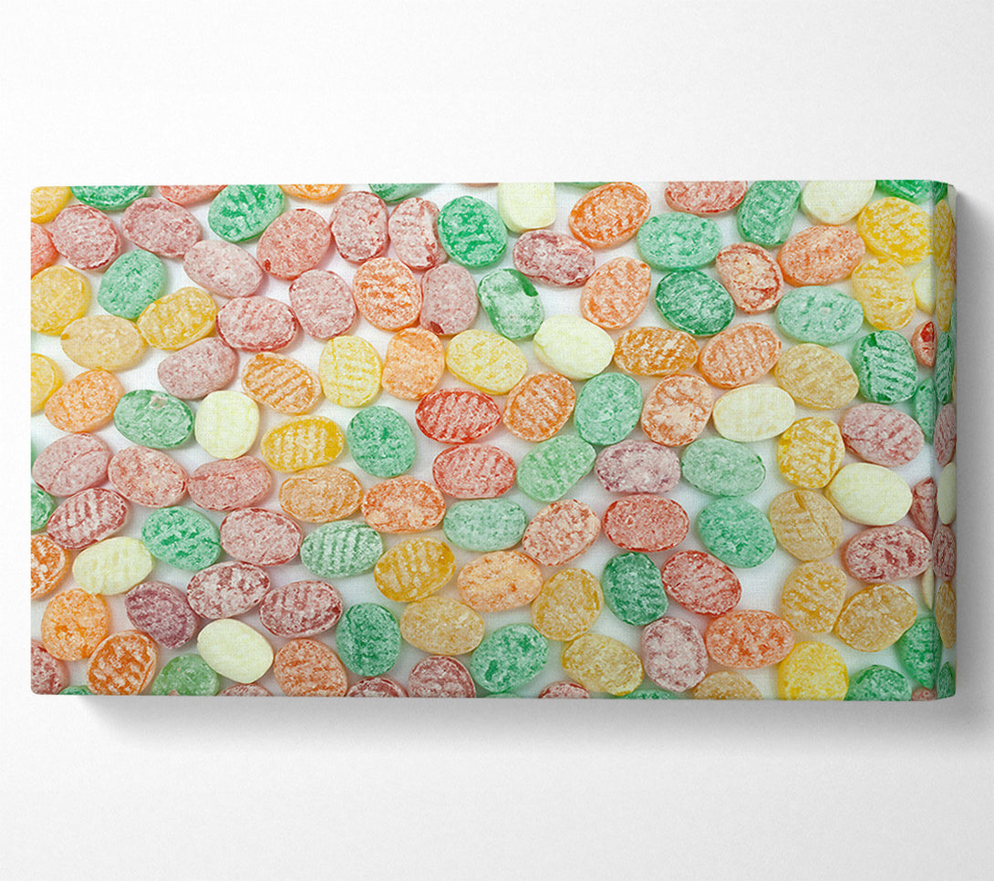  A Canvas Print of Green Candy Dreams Canvas Print