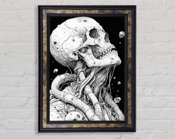 Skull Life Framed Print